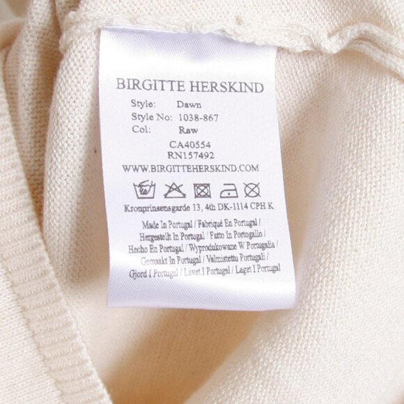 NWT Birgitte Herskind Dawn Cutout Organic Wool & Organic Cotton Sweater Dress XS - Picture 9 of 14